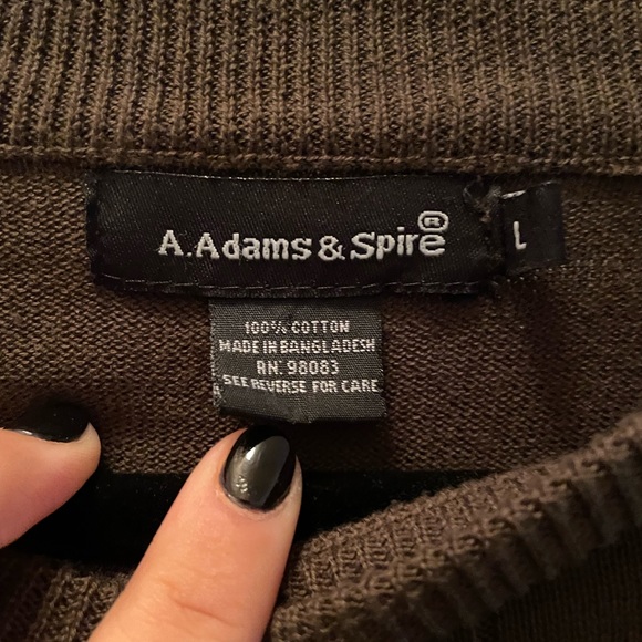 Olive green dress shirt - Picture 2 of 2